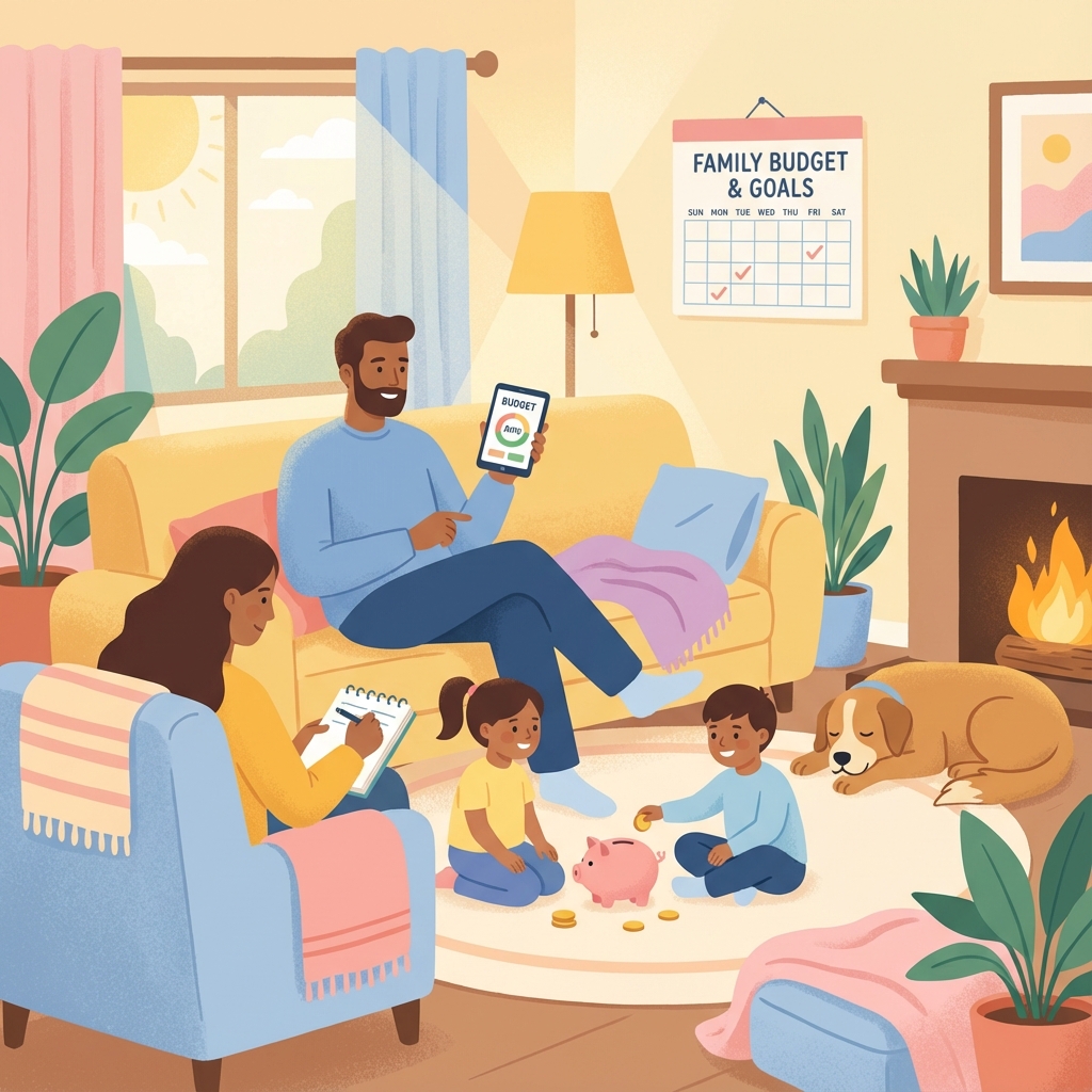 随钱记应用界面展示 - 家庭财务管理和分期还款管理